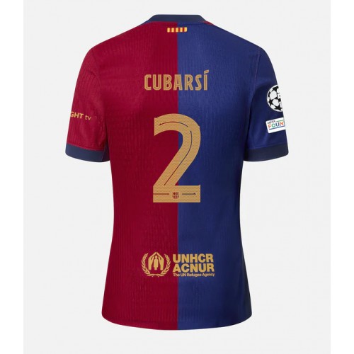 Pánský Fotbalový dres Barcelona Pau Cubarsi #2 2024-25 Domácí Krátký Rukáv